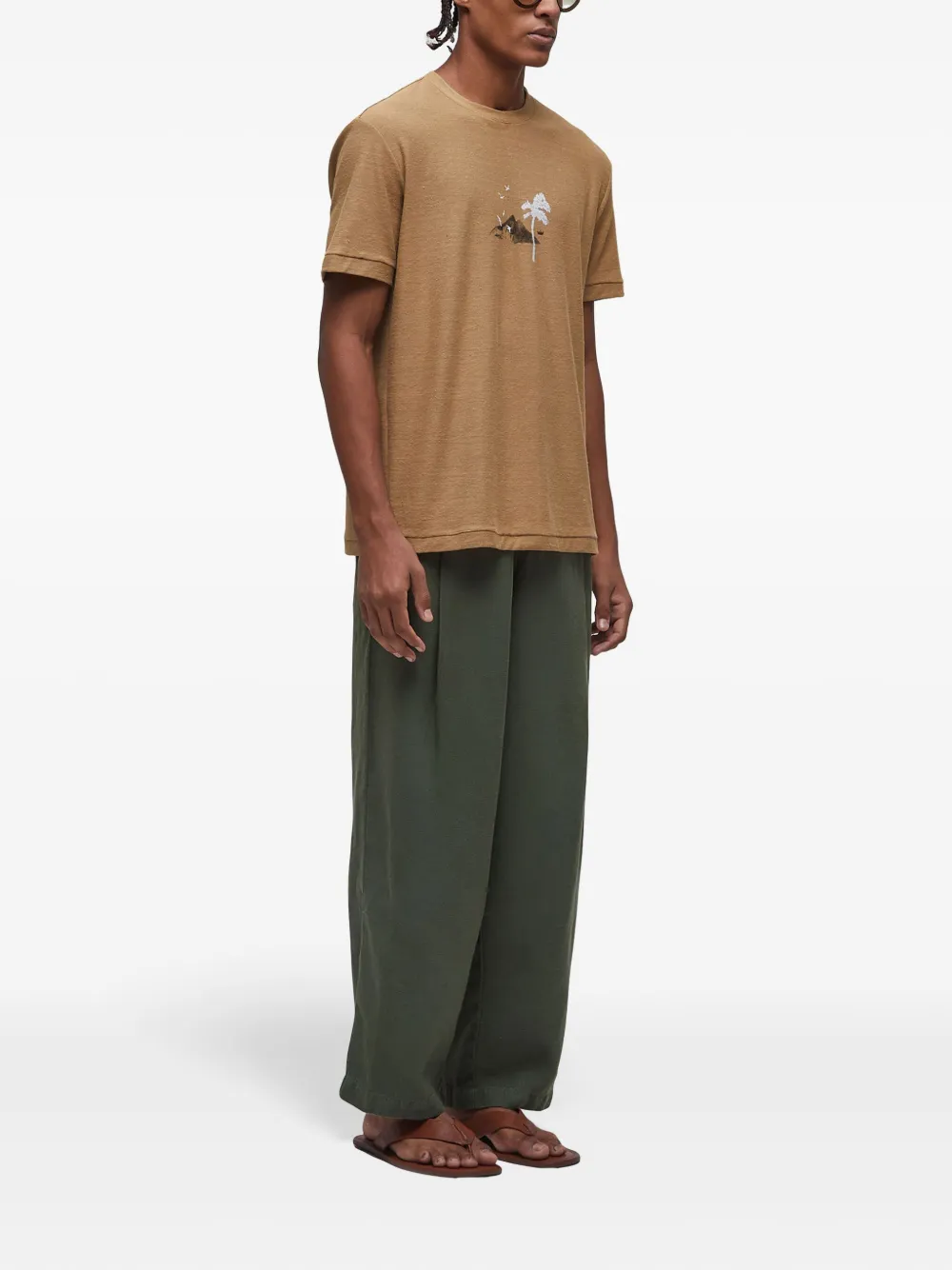 Osklen Juta Painting Rio T-shirt Beige