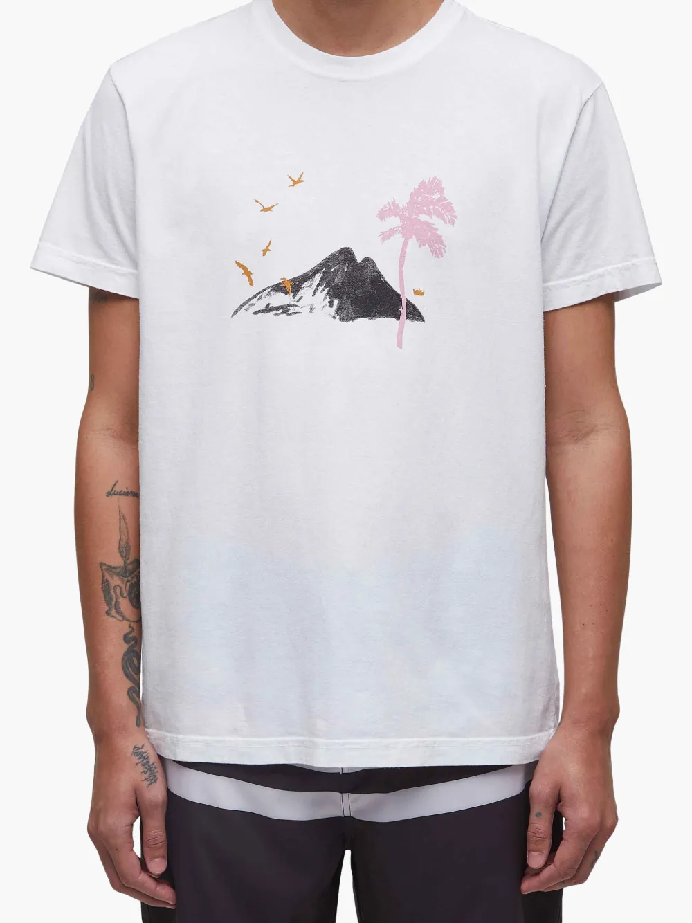 Osklen Stone Rio Paint T-shirt Wit