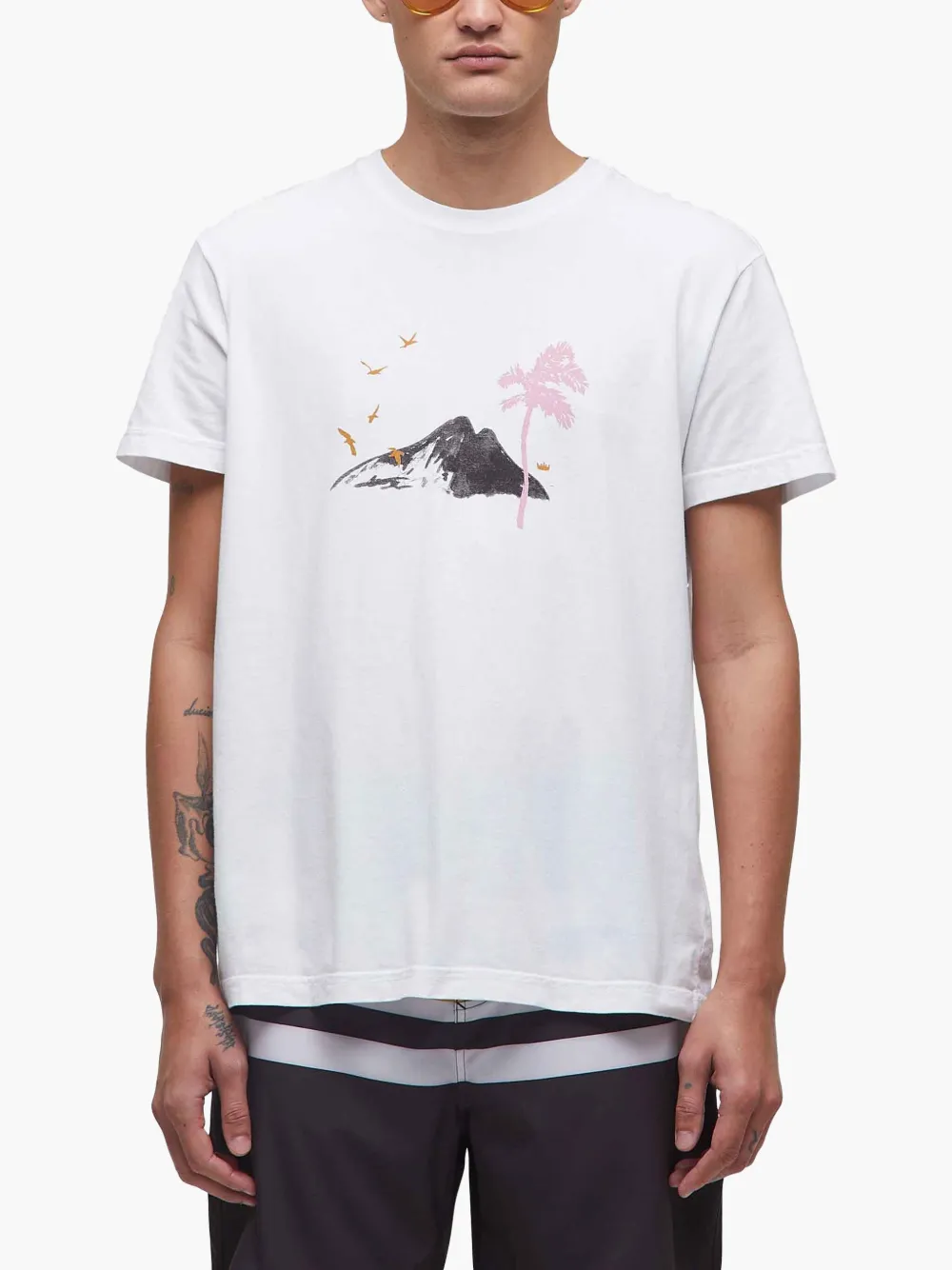 Osklen Stone Rio Paint T-shirt Wit