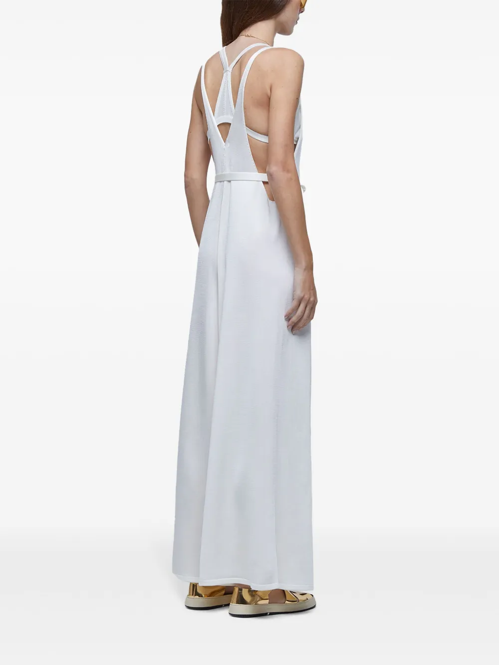 Osklen Jumpsuit met uitgesneden details Wit