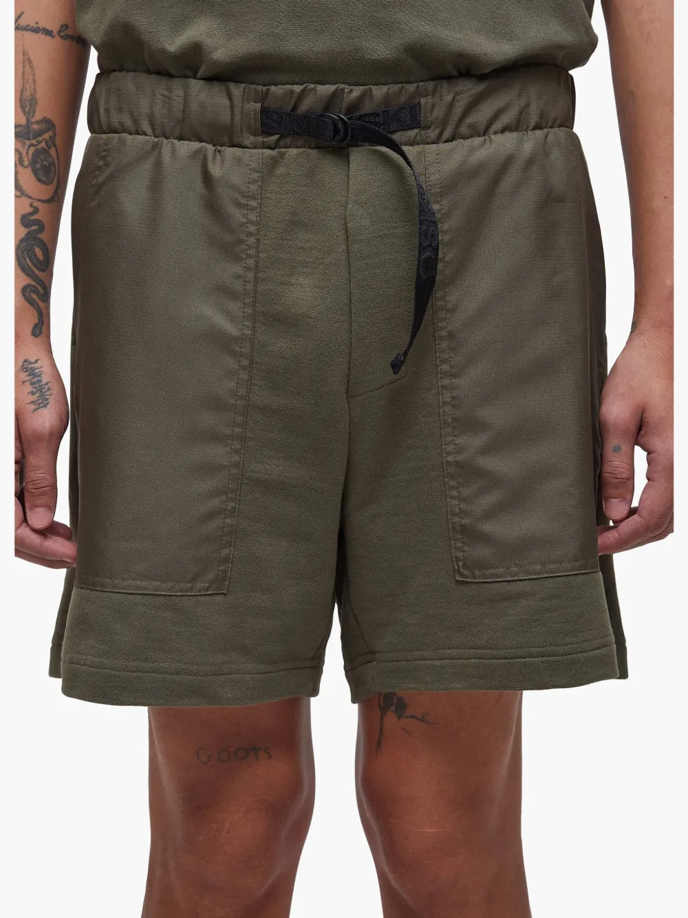 Osklen Bermuda shorts met vlakken Groen