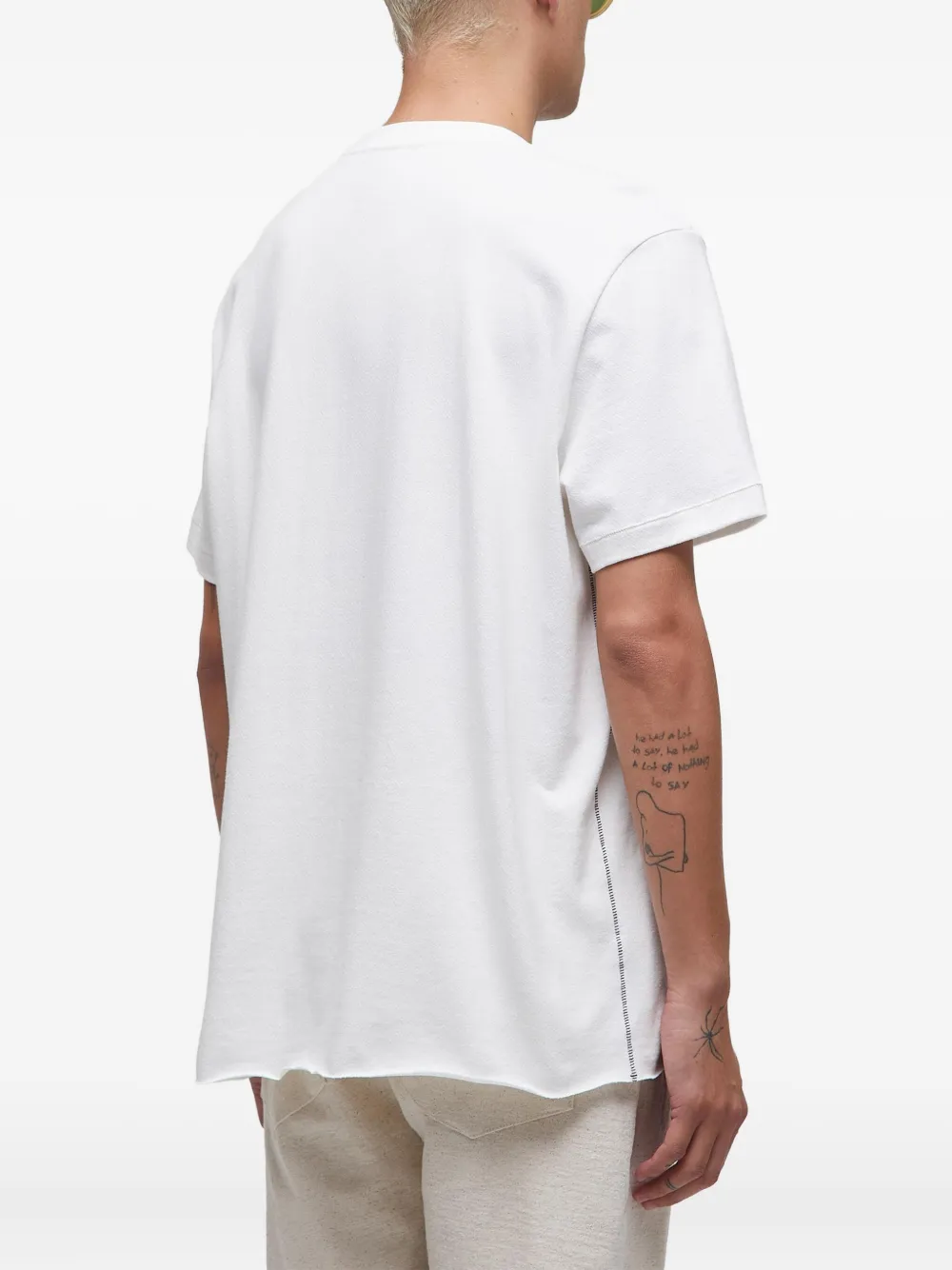 Osklen Katoenen T-shirt met grafische print Wit