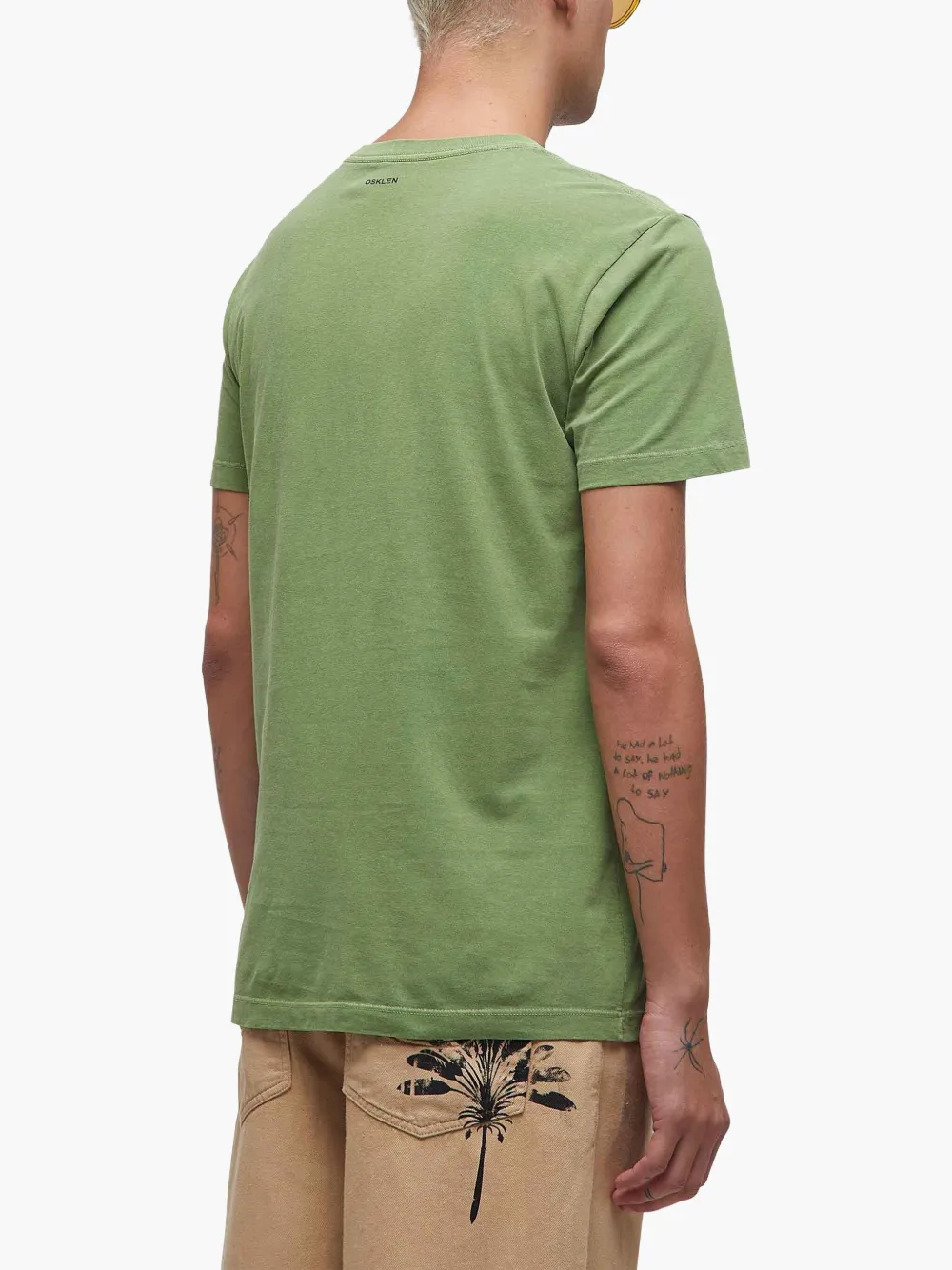 Osklen Stone Coqueiro T-shirt Groen