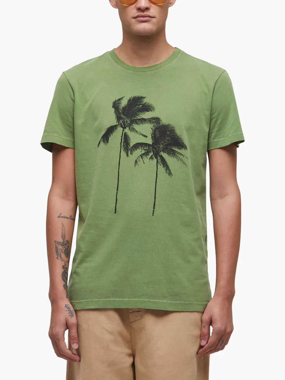 Osklen Stone Coqueiro T-shirt Groen