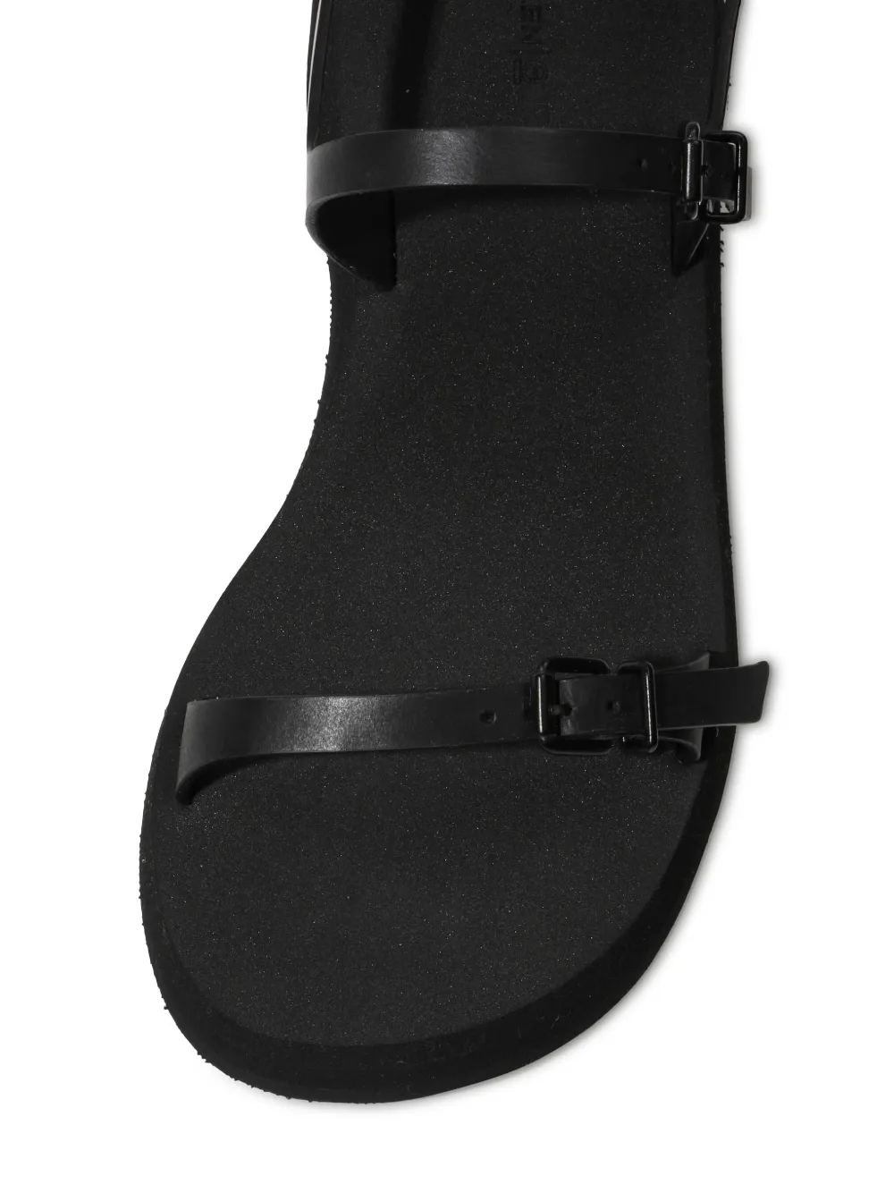 Osklen Fine leather sandals Black