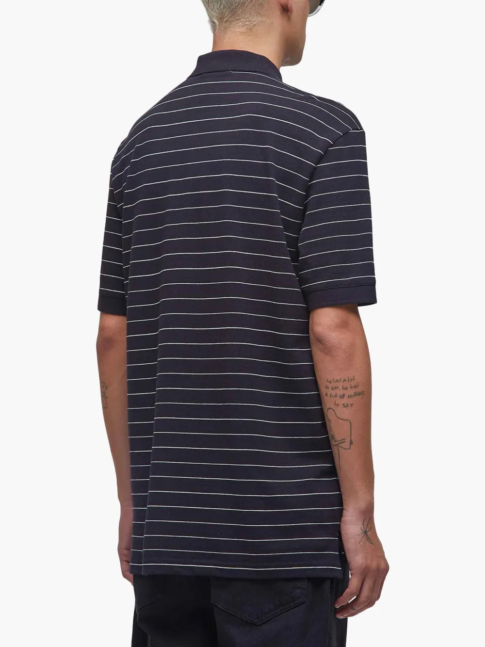 Osklen Gestreept poloshirt Zwart