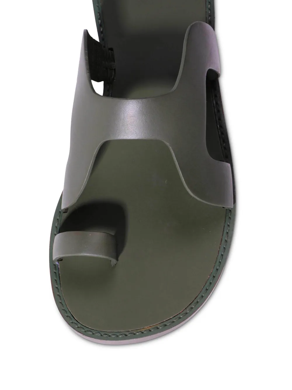 Osklen cut-out detailing sandals Green