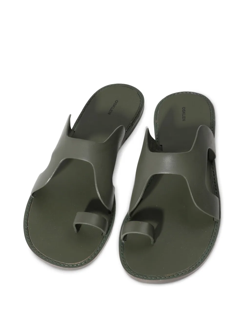 Osklen cut-out detailing sandals Green