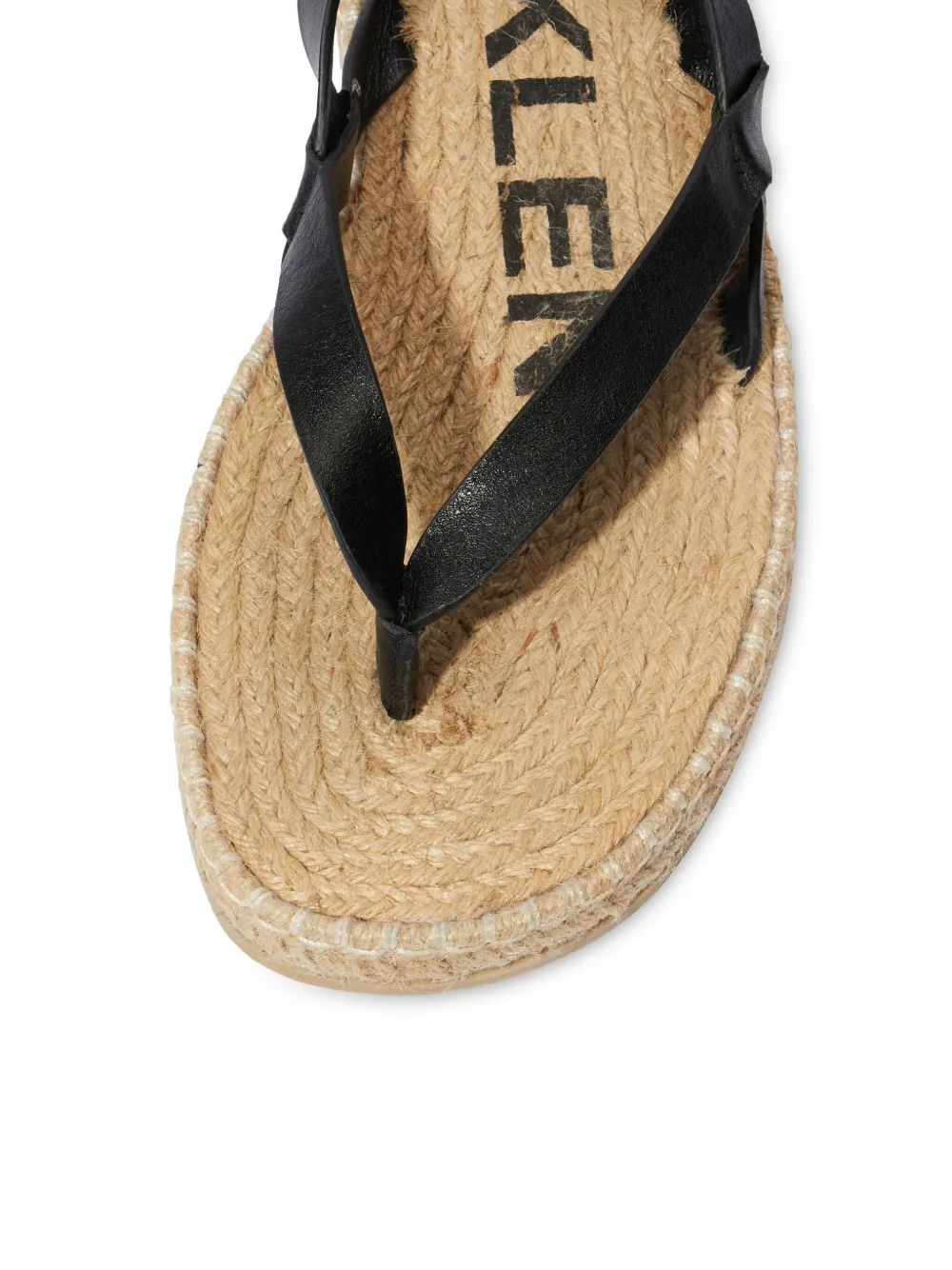 Osklen leather sandals Black