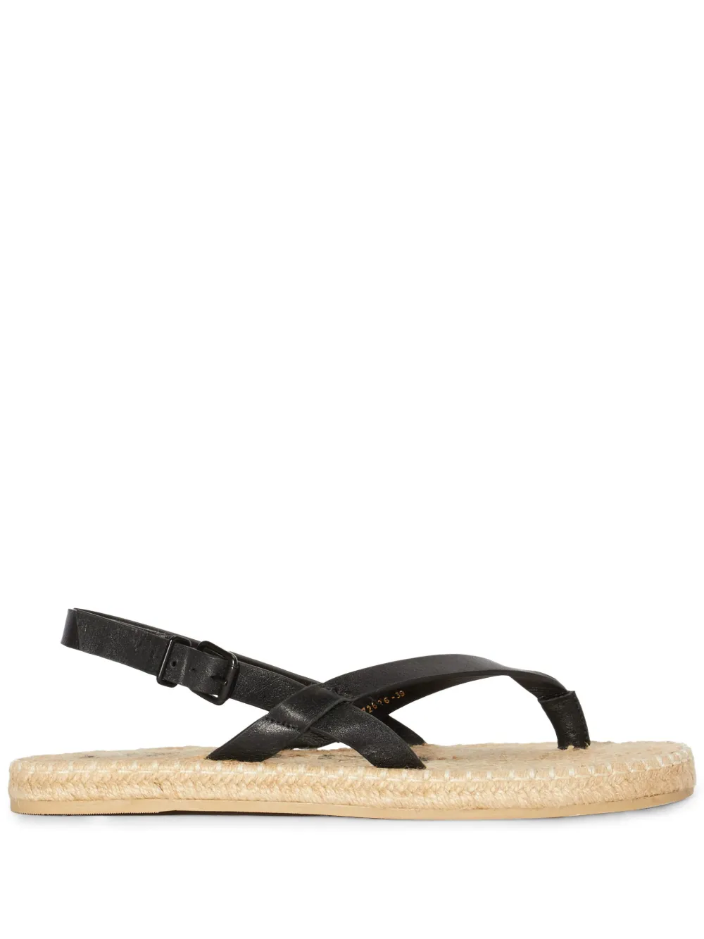 Osklen Leren sandalen Zwart