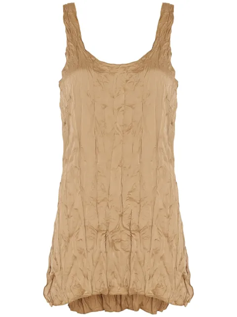 Osklen Blusa de cetim com efeito amassado