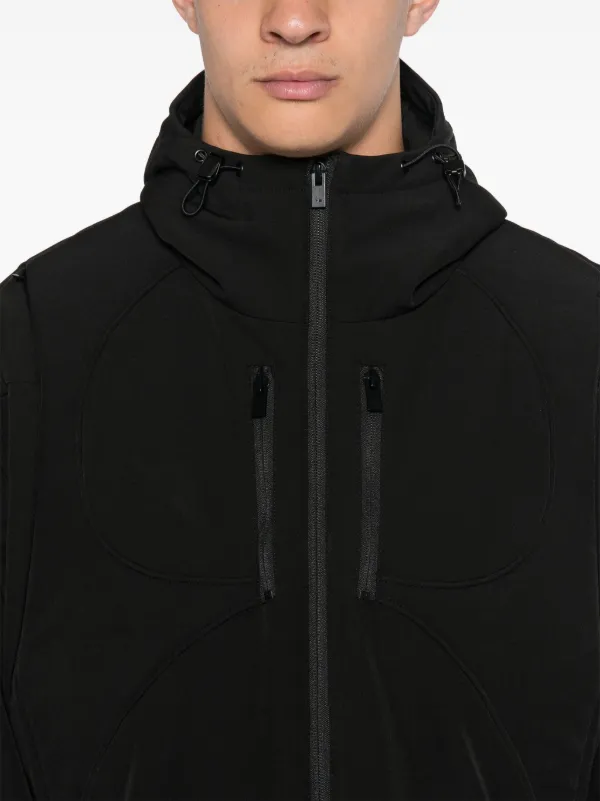 HELIOT EMIL Hooded Jacket | Black | FARFETCH BN