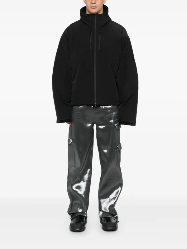 HELIOT EMIL Hooded Jacket | Black | FARFETCH BN