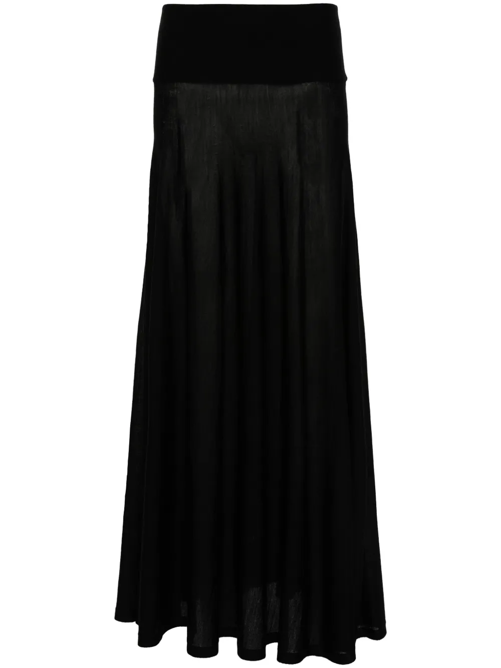 Alaïa Fluid knitted skirt | Black | Image 1