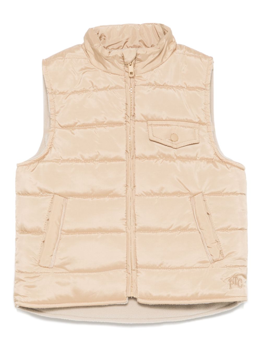 Patachou padded vest - Neutrals