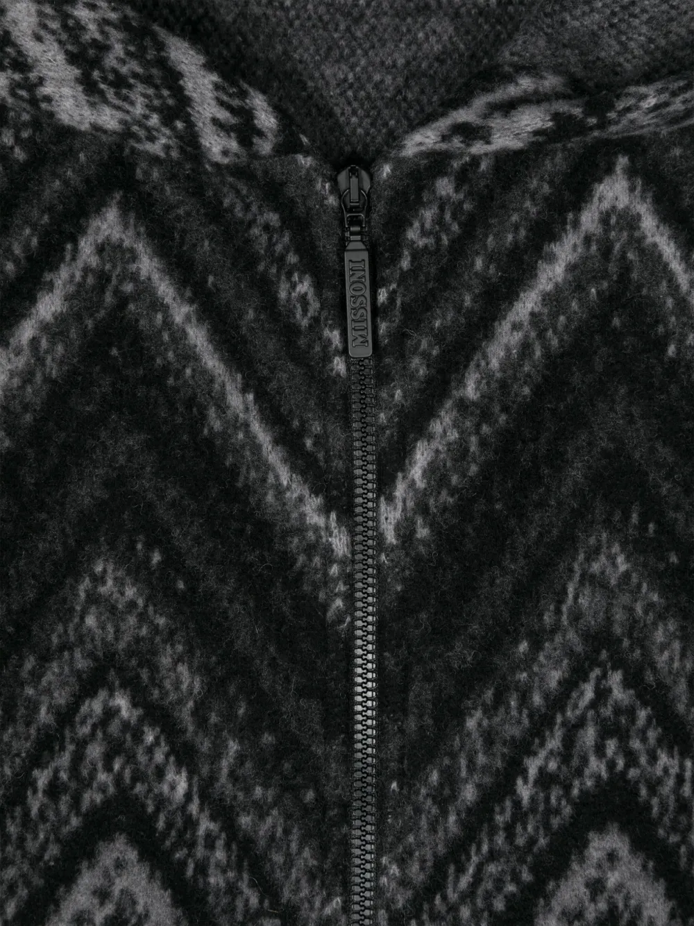 Missoni Kids Jack met chevronprint Zwart