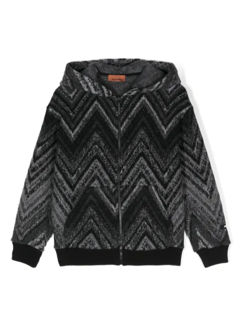 Missoni Kids Jaqueta com estampa chevron