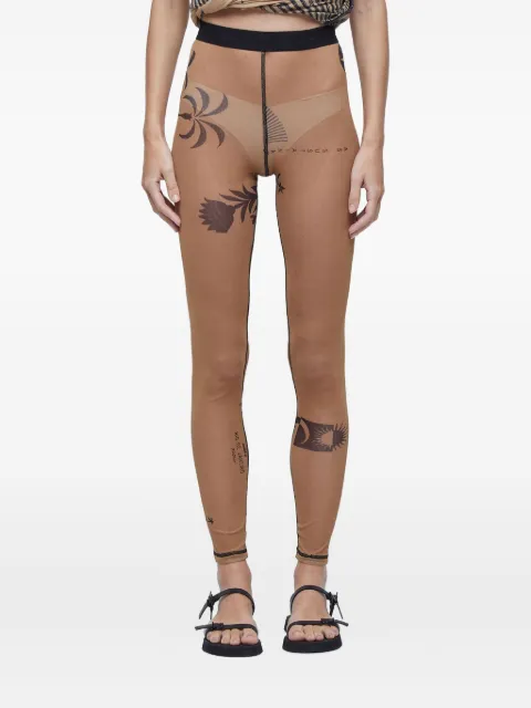 Osklen Legging Rio translúcida