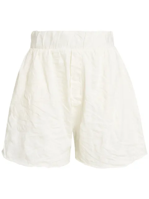 Osklen crinkled shorts