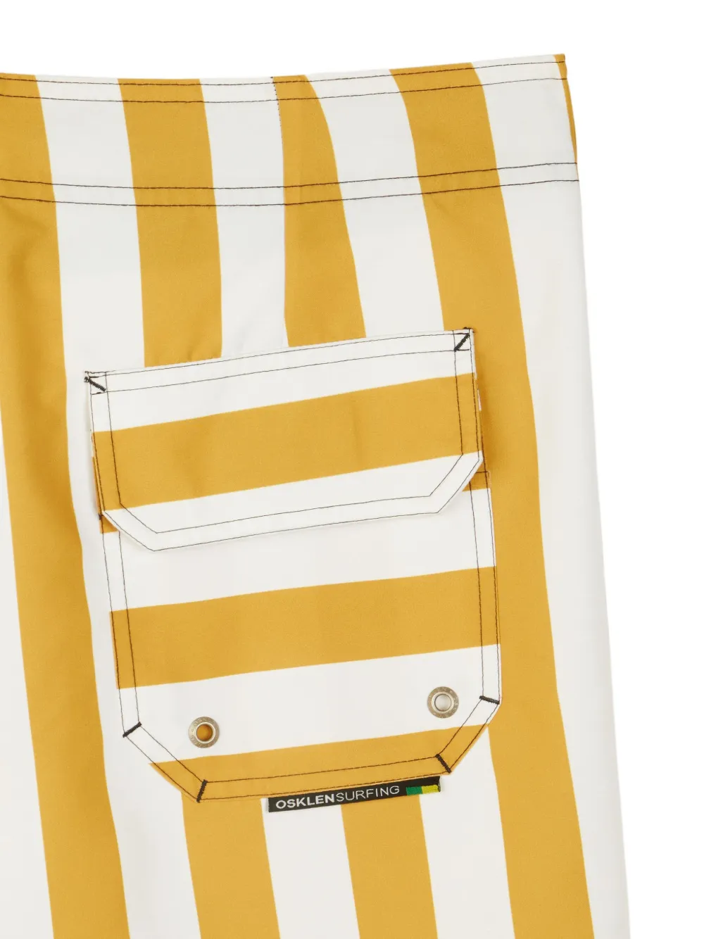 Osklen striped shorts - Geel