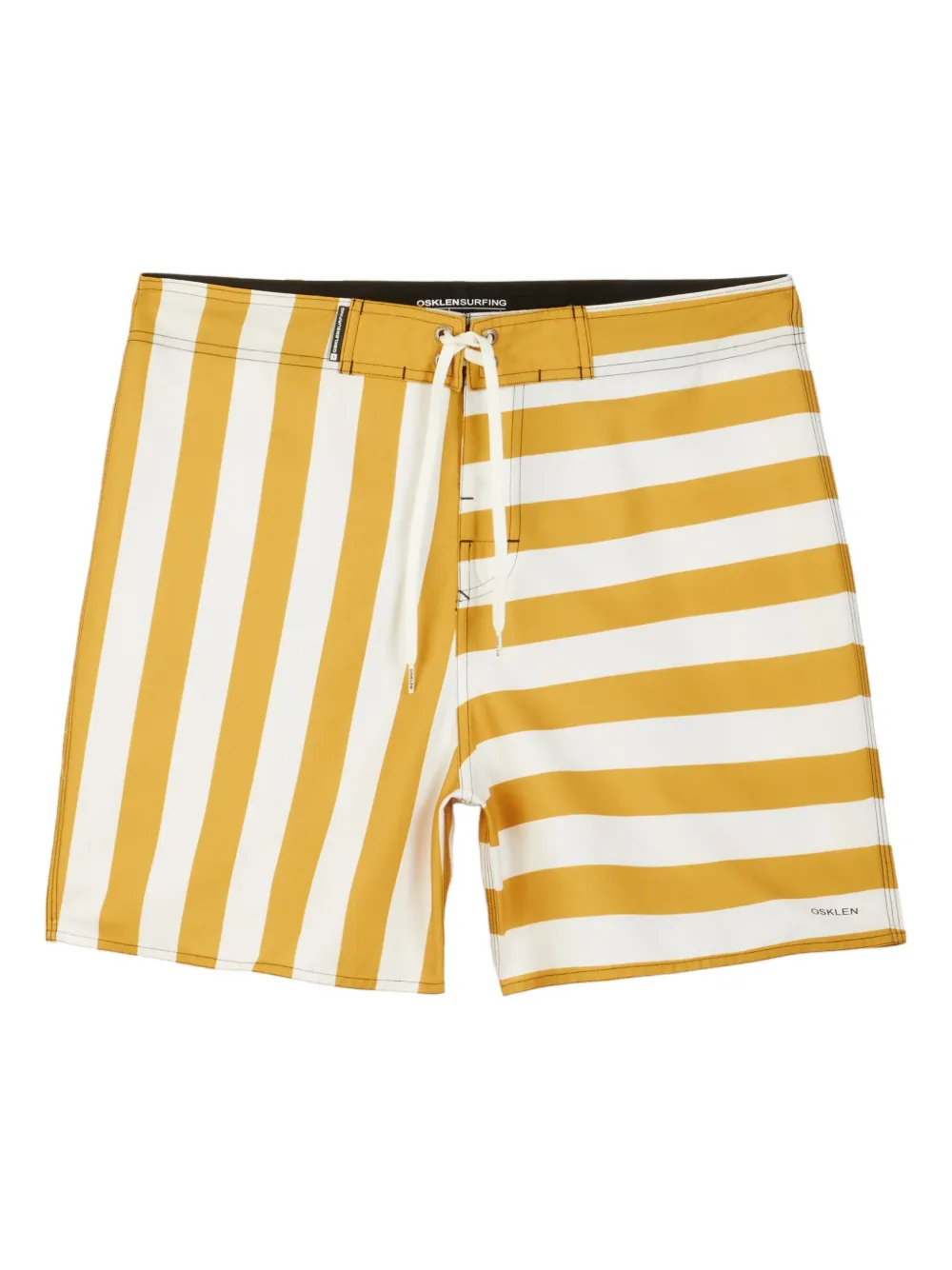 Osklen striped shorts Geel