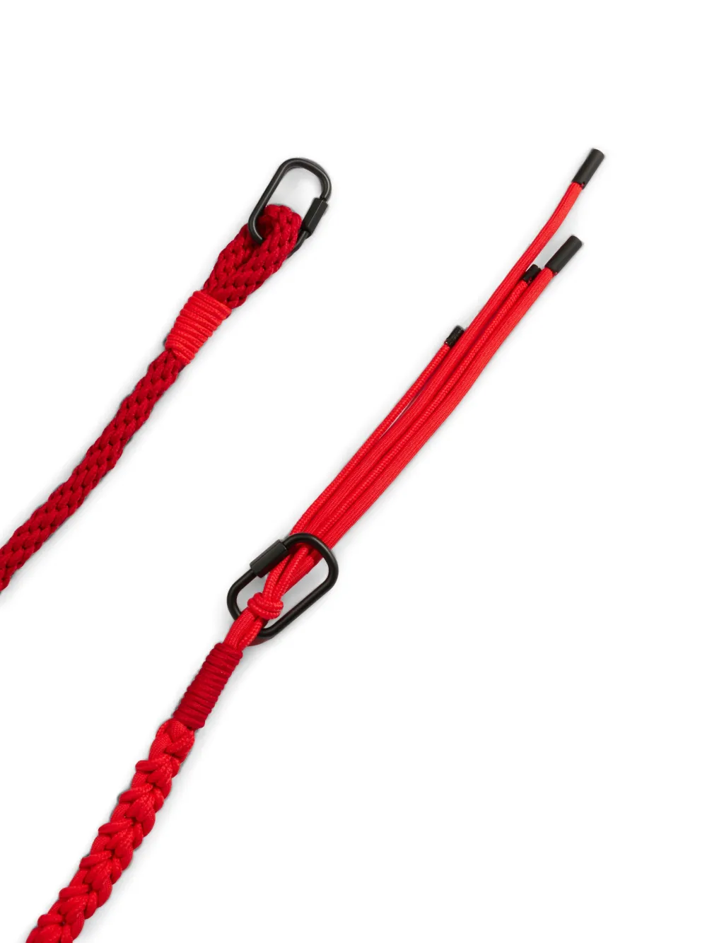 Osklen Gevlochten schouderband Rood