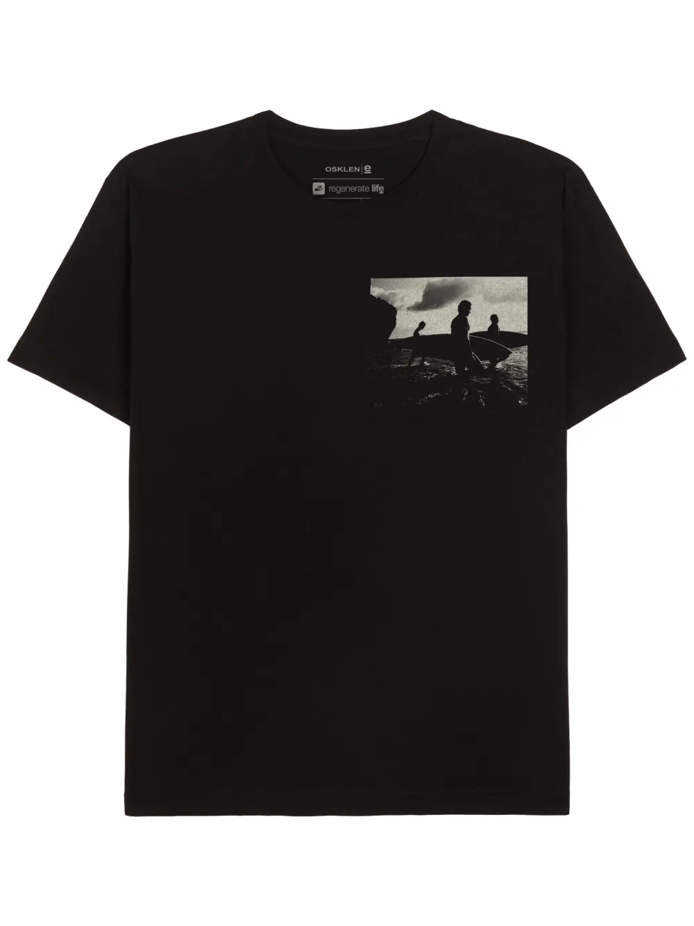 Osklen Vintage Three Surfers MC T-shirt Zwart