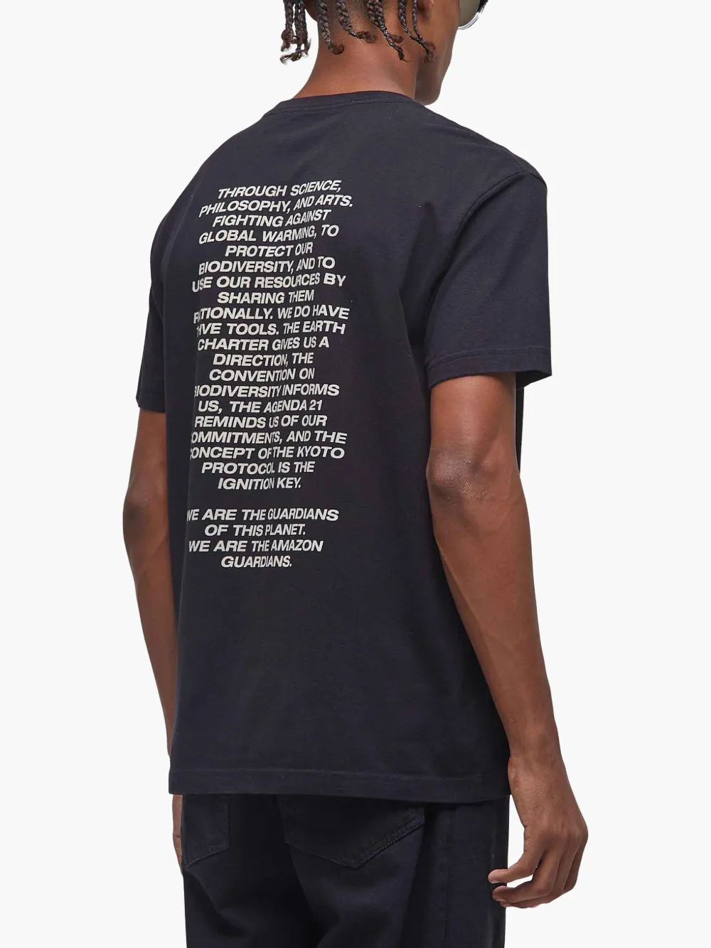 Osklen Vintage Manifesto T-shirt Zwart