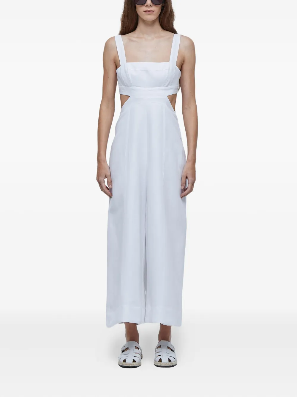 Osklen Jumpsuit met uitgesneden details Wit