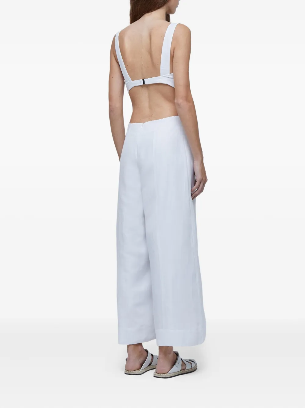Osklen Jumpsuit met uitgesneden details Wit
