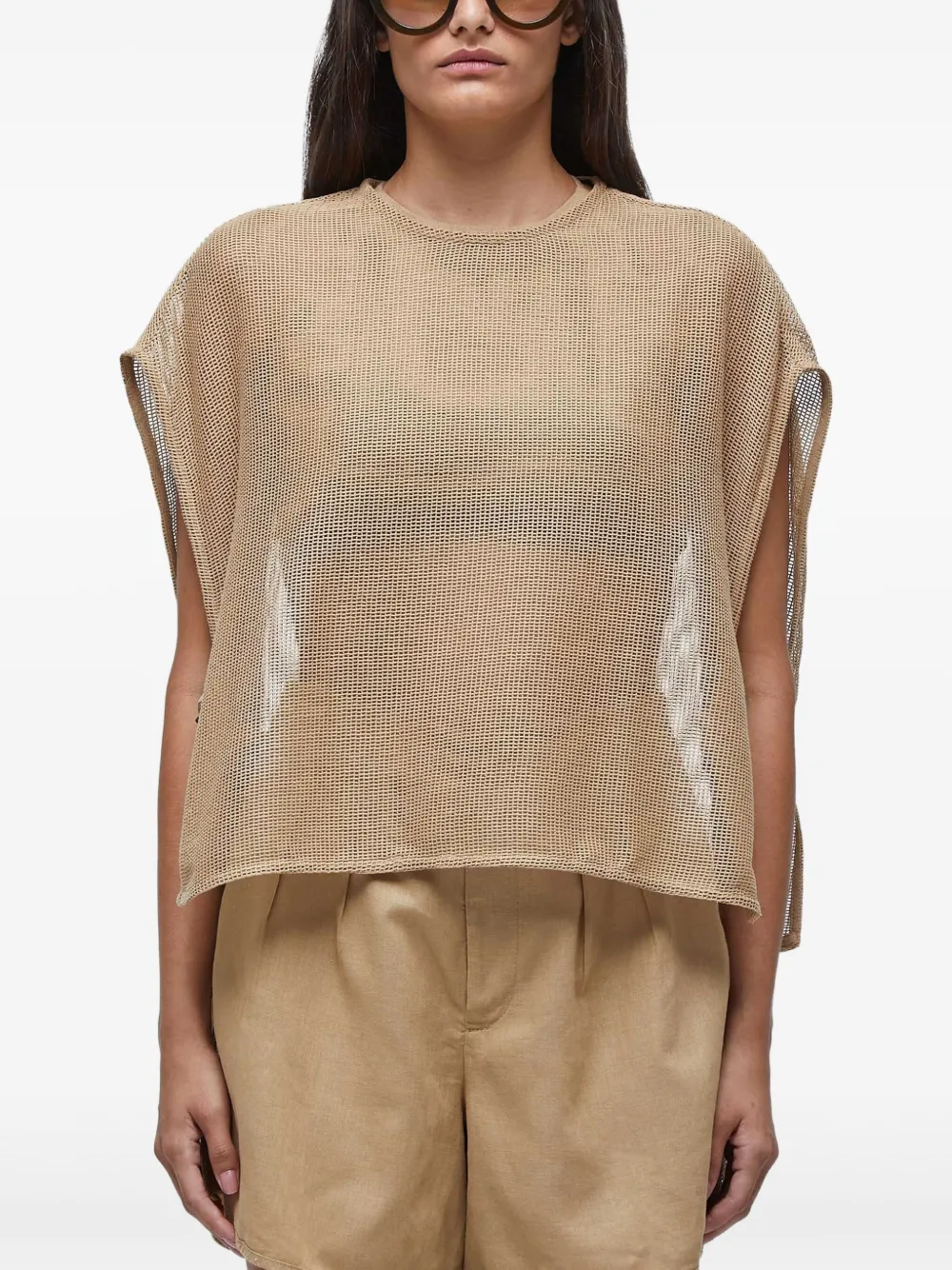 Osklen Katoenen gilet Beige