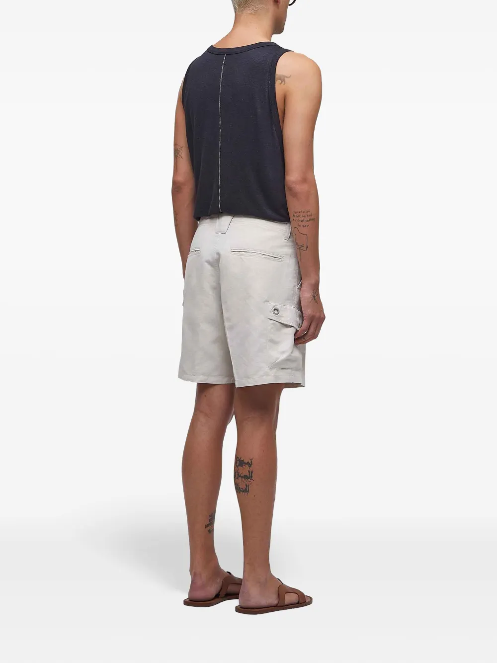 Osklen Crystal Flow bermuda shorts Beige