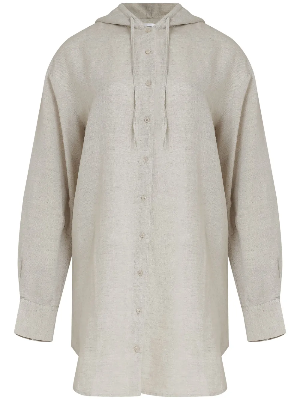 Osklen Overhemd met capuchon Beige