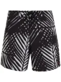 Osklen palm tree-print swim shorts - Black