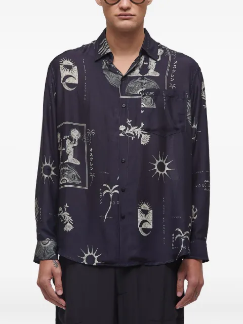 Osklen 1989-print shirt