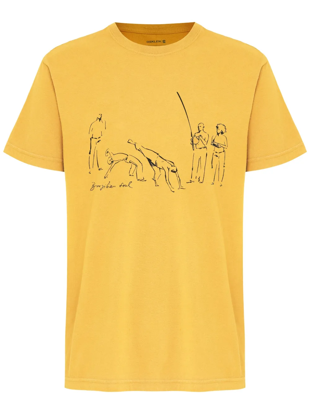 Osklen Stone Capoeiristas T-shirt Geel