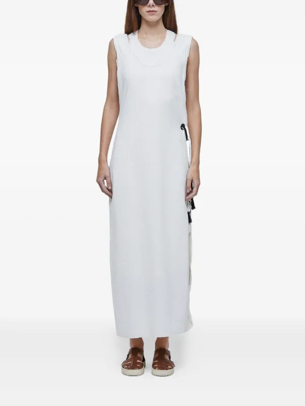 Osklen Layered Tassel Dress - White Osklen Layered Tassel Dress - White