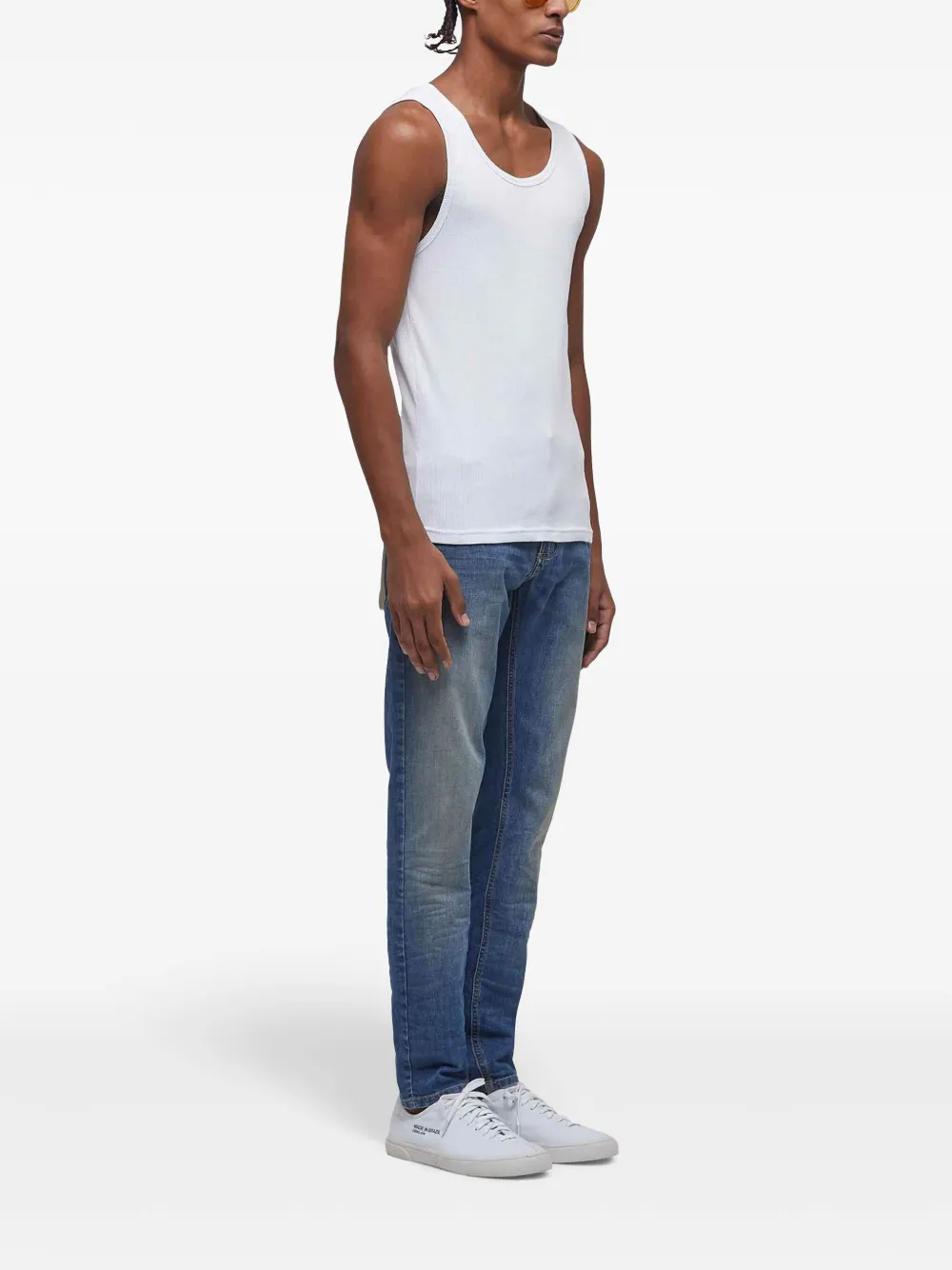 Osklen Rib-E gilet Wit
