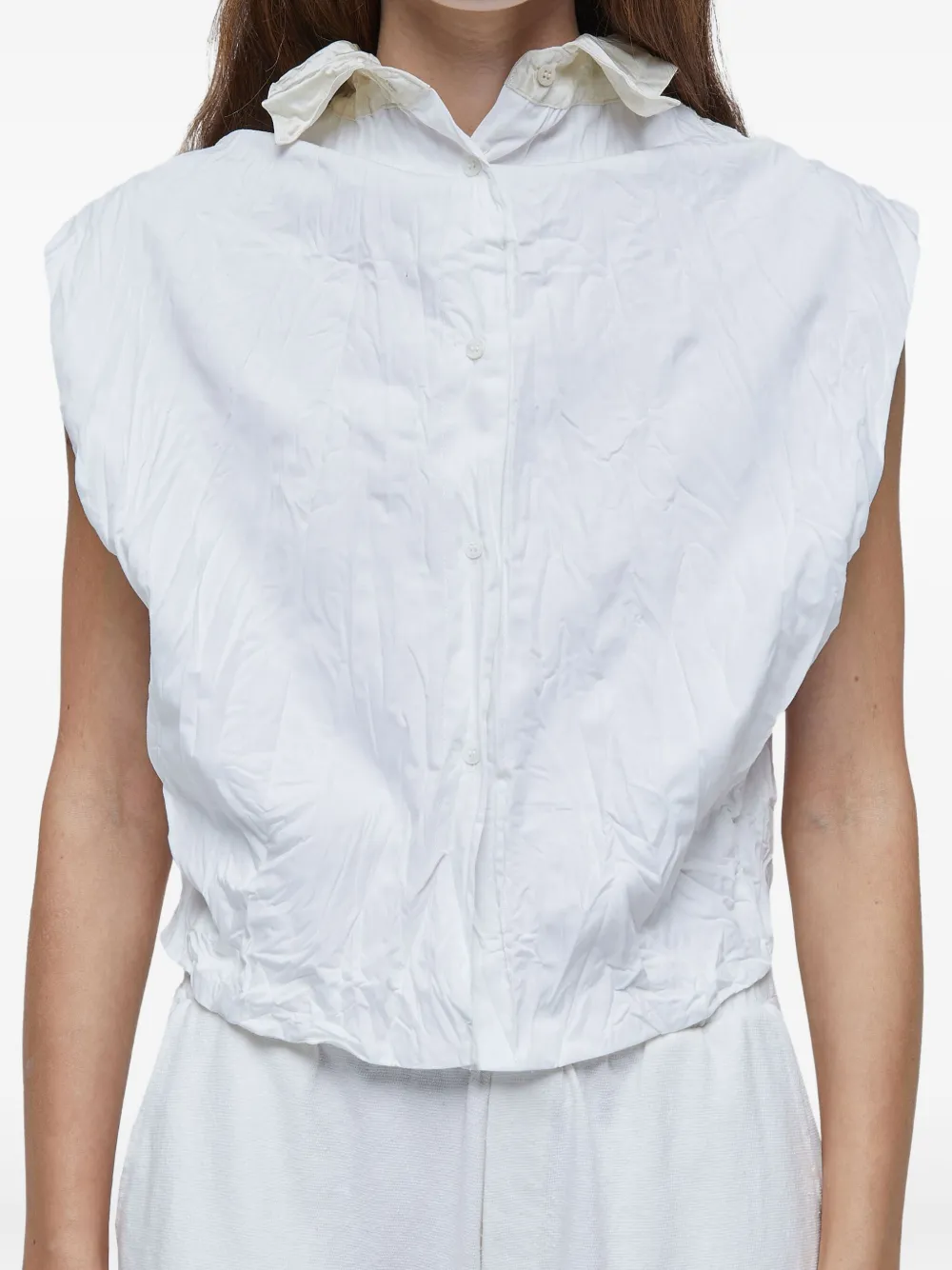 Osklen Gekreukte blouse Wit