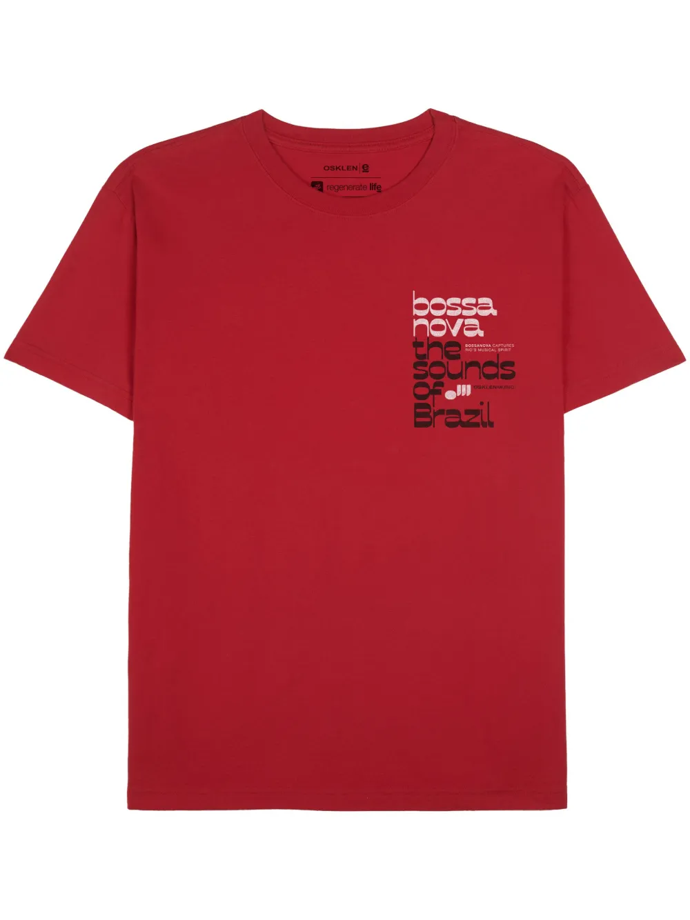 Osklen Vintage Bossa Nova Sound T-shirt Rood
