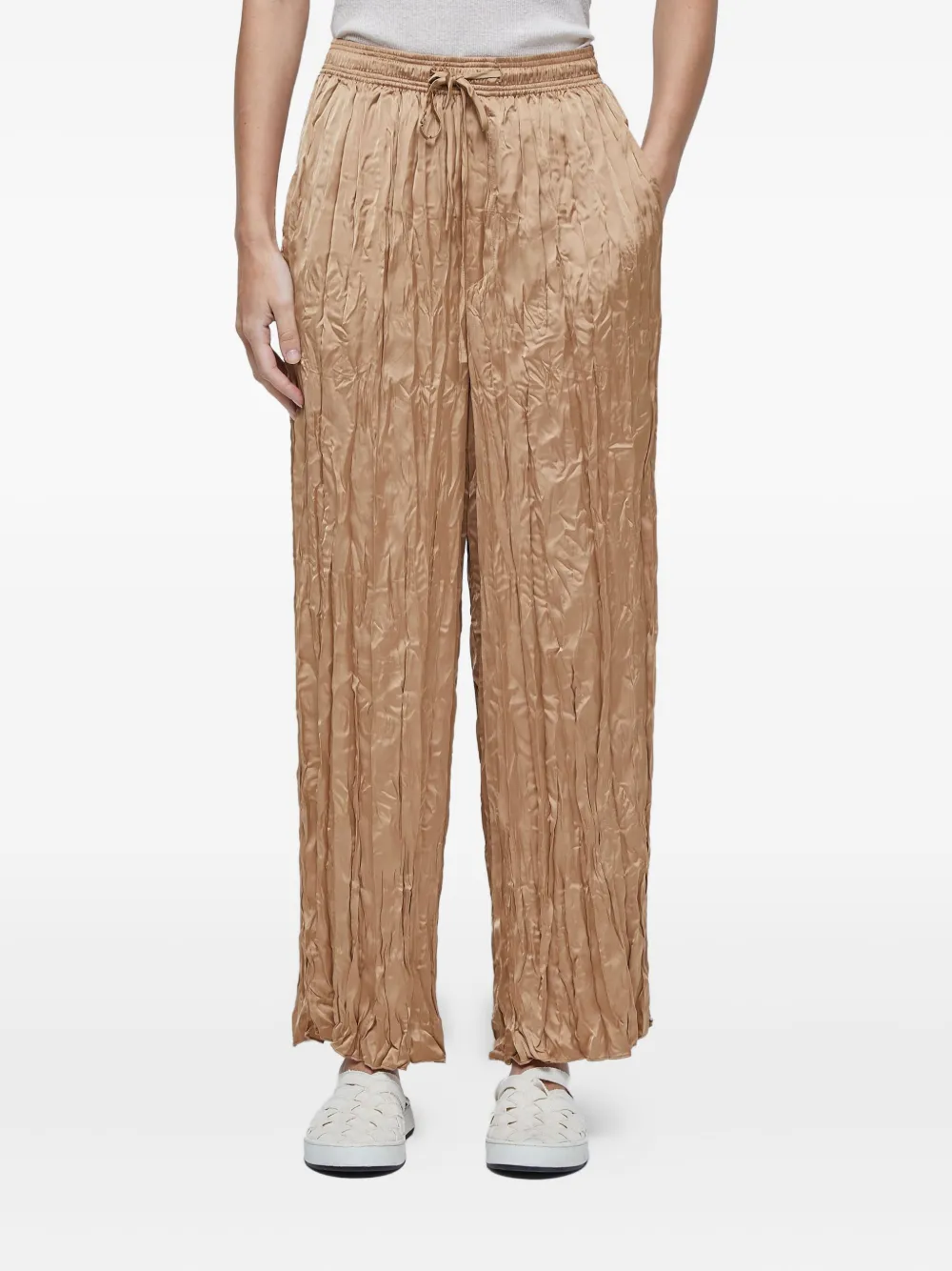 Osklen Broek met satijnen afwerking Bruin