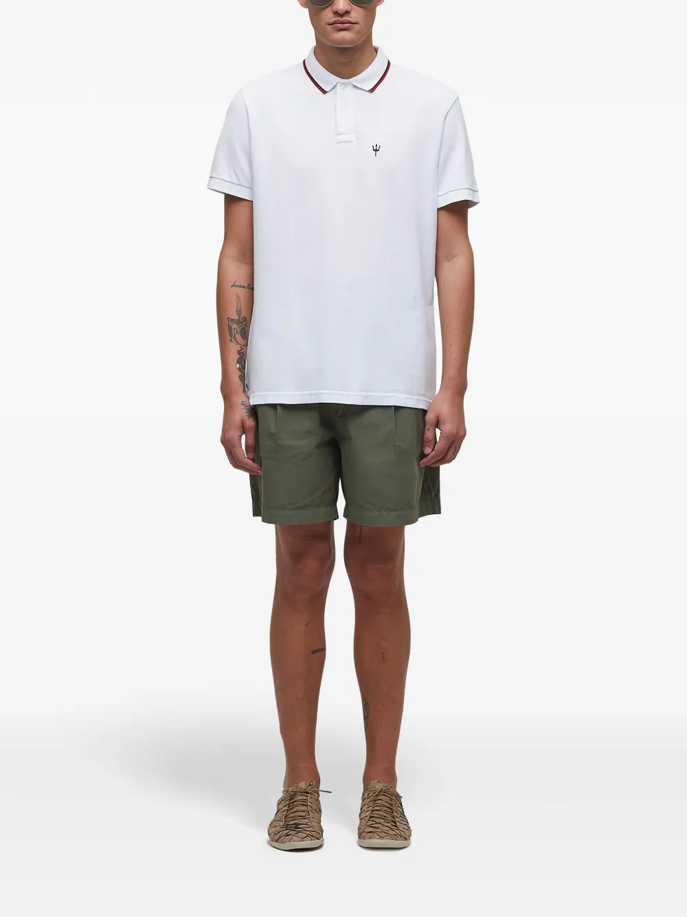 Osklen Tridente poloshirt Wit