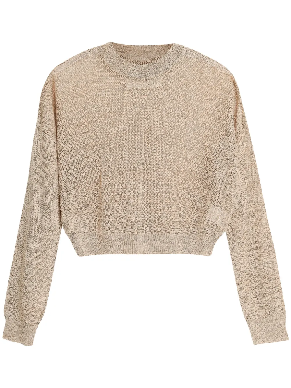 Osklen Gebreide top met kurk Beige