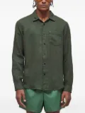 Osklen classic linen shirt - Green