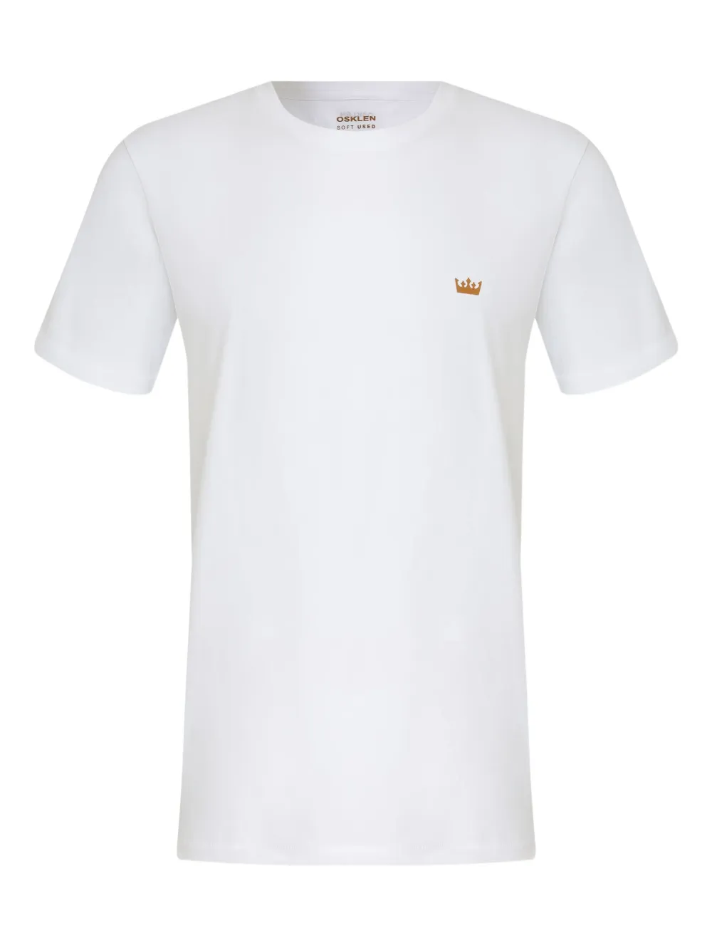 Osklen T-shirt met geborduurde kroon Wit