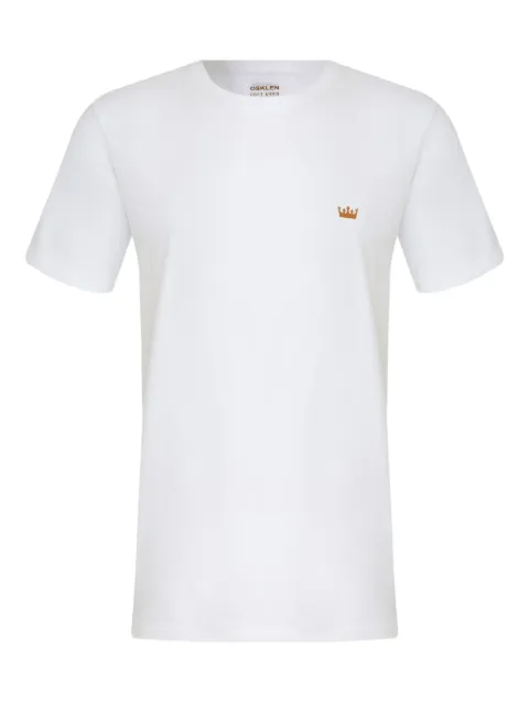 Osklen crown-embroidered T-shirt