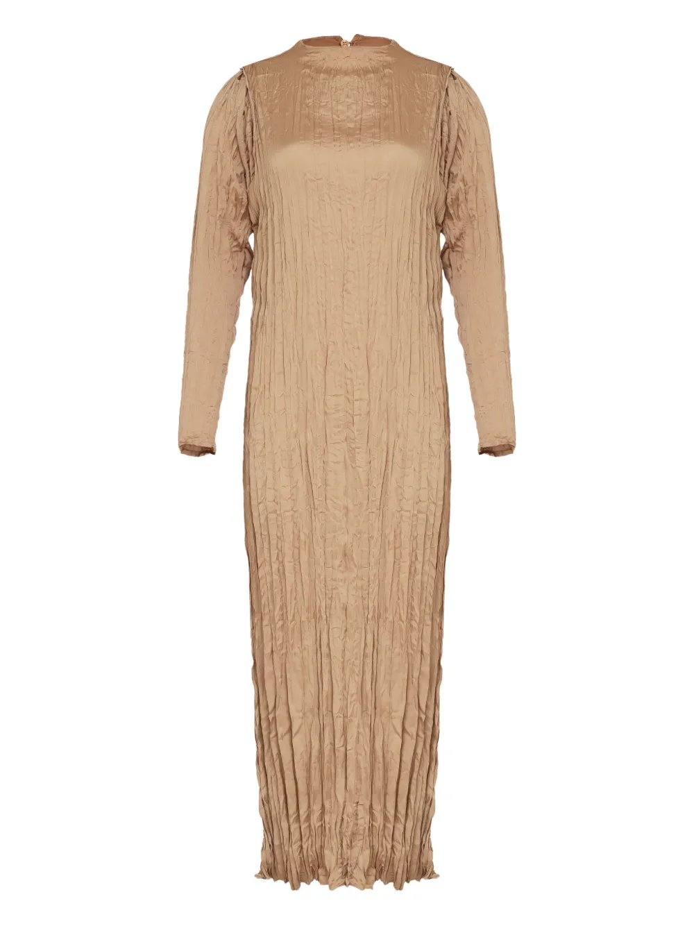 Osklen Satijnen jurk Beige