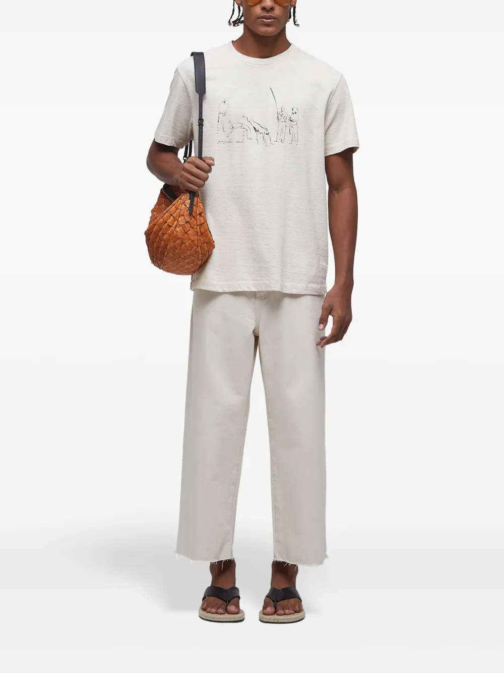 Osklen Capoeira Soul T-shirt Wit