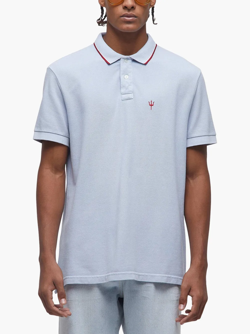 Osklen Piquet Trindente poloshirt Blauw