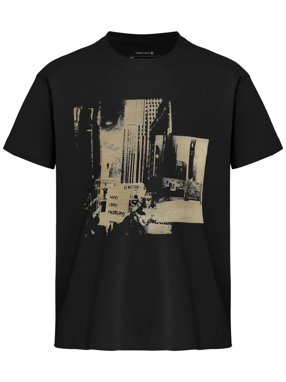 Osklen T-shirt met fotoprint Zwart